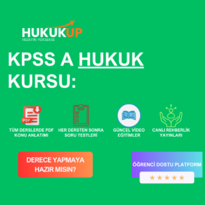 2026 KPSS A Hukuk Kursu