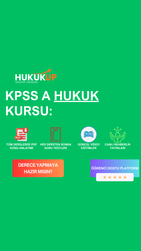 2026 KPSS A Hukuk Kursu