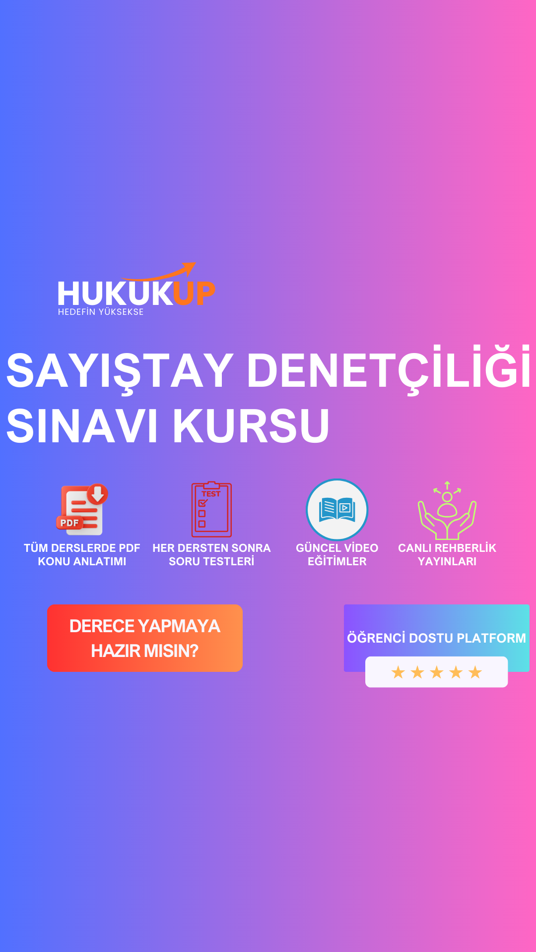SAYIŞTAY DENETÇİLİĞİ SINAVI KURSU