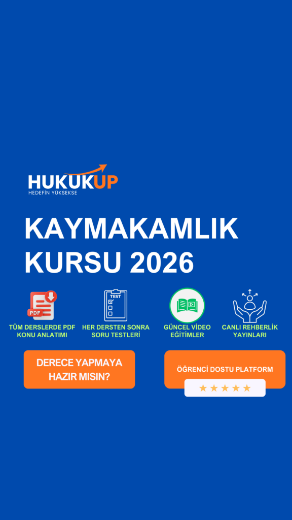 2026 Kaymakam Adaylığı Sınavı Kursu