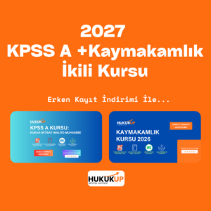2027 KPSS A + Kaymakamlık Sınavı İkili Kurs - Erken Kayıt İndirimli!